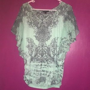 LIGHT GREEN BLOUSE | SIZE L